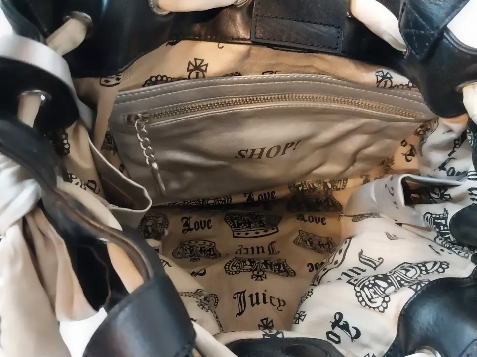 Vintage Juicy Couture Handbag And Makeup Accessory Bag