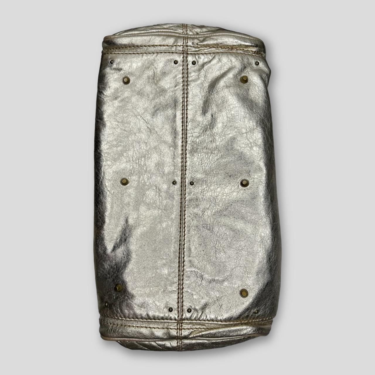 PreOwned CHLOÉ Paddington Bag Metallic Light Gold Color