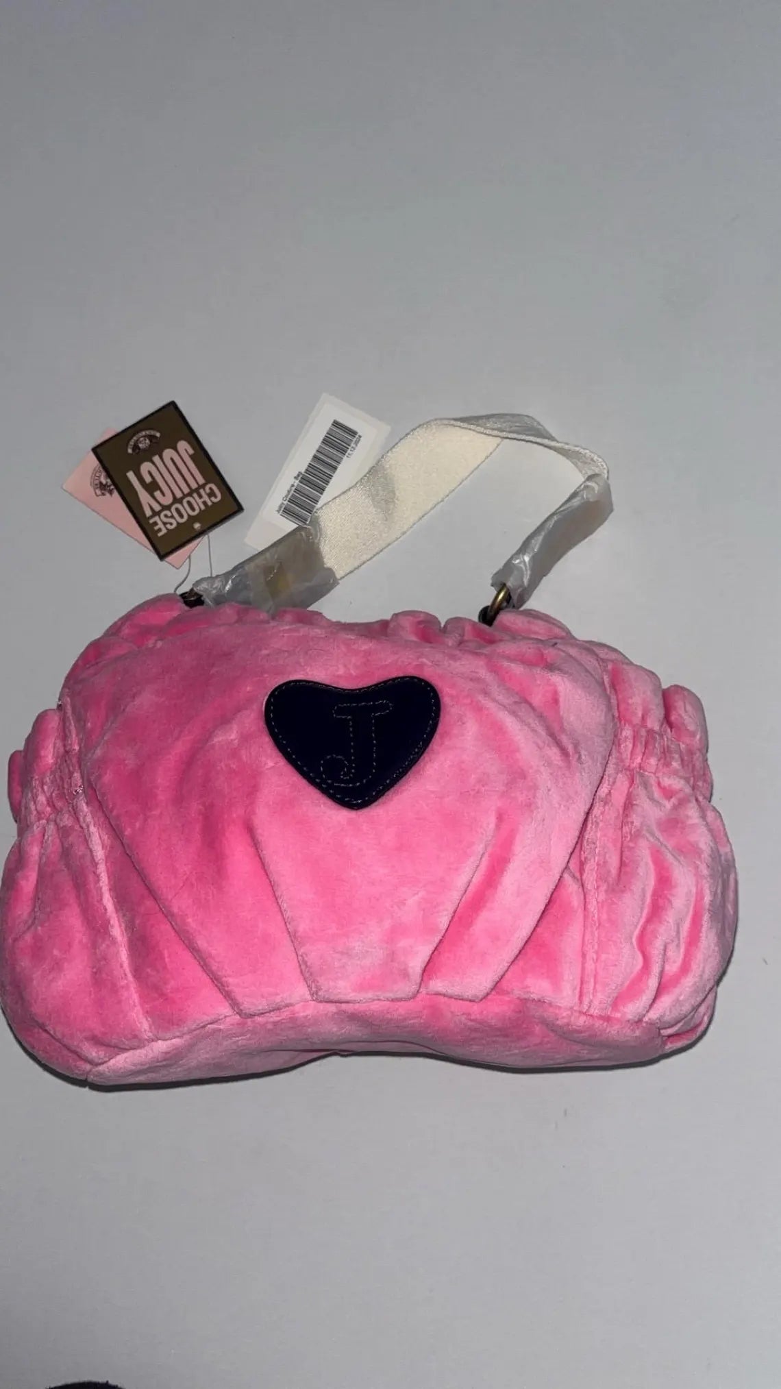 Vintage Juicy Couture Y2K Pink Velour Bag