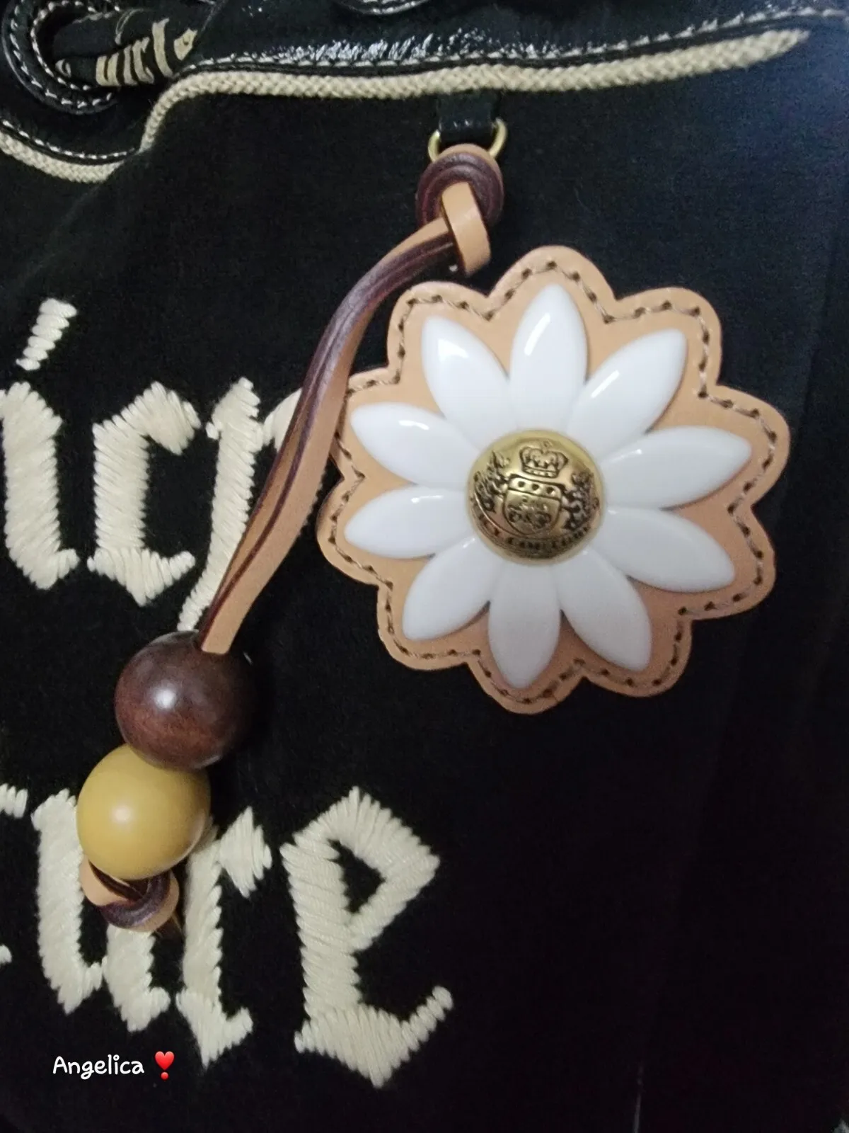 Juicy Couture Black Daisy Daydreamer Set