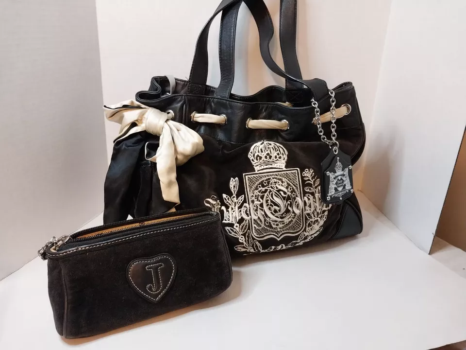 Vintage Juicy Couture Handbag And Makeup Accessory Bag