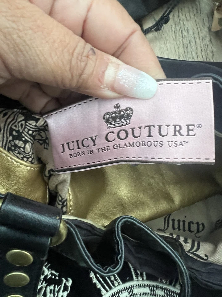Y2K Juicy Couture Daydreamer Bag – Brown Velour Scottie Dog Purse with Storage Bag