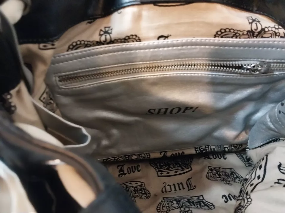 Vintage Juicy Couture Handbag And Makeup Accessory Bag
