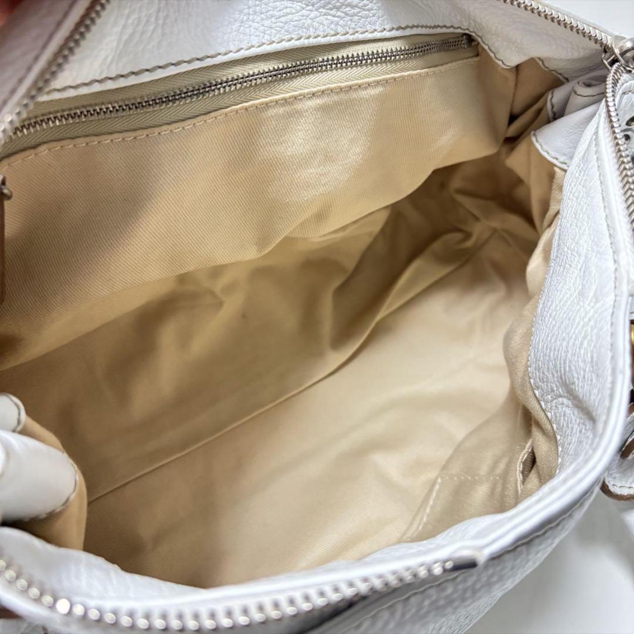 Vintage Authentic White Chloé Paddington Bag