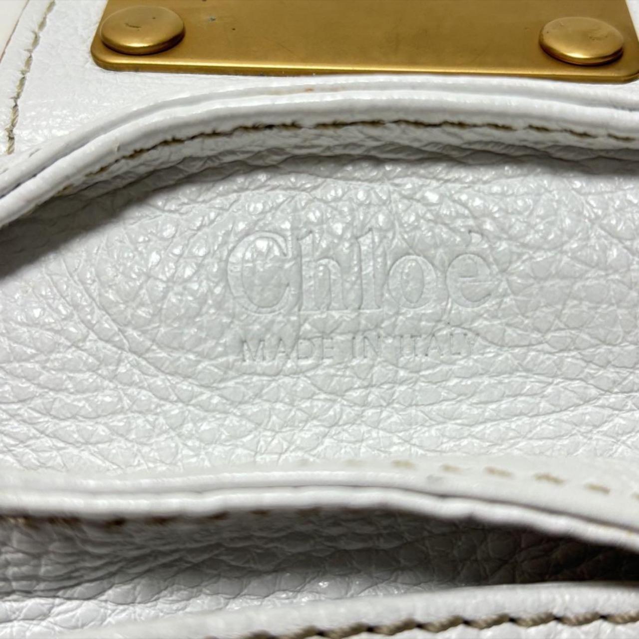 Vintage Authentic White Chloé Paddington Bag