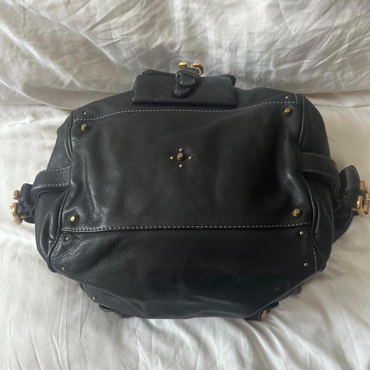 Vintage Chloé Paddington Bag – Black Leather with Gold Hardware (2000s/2010s)