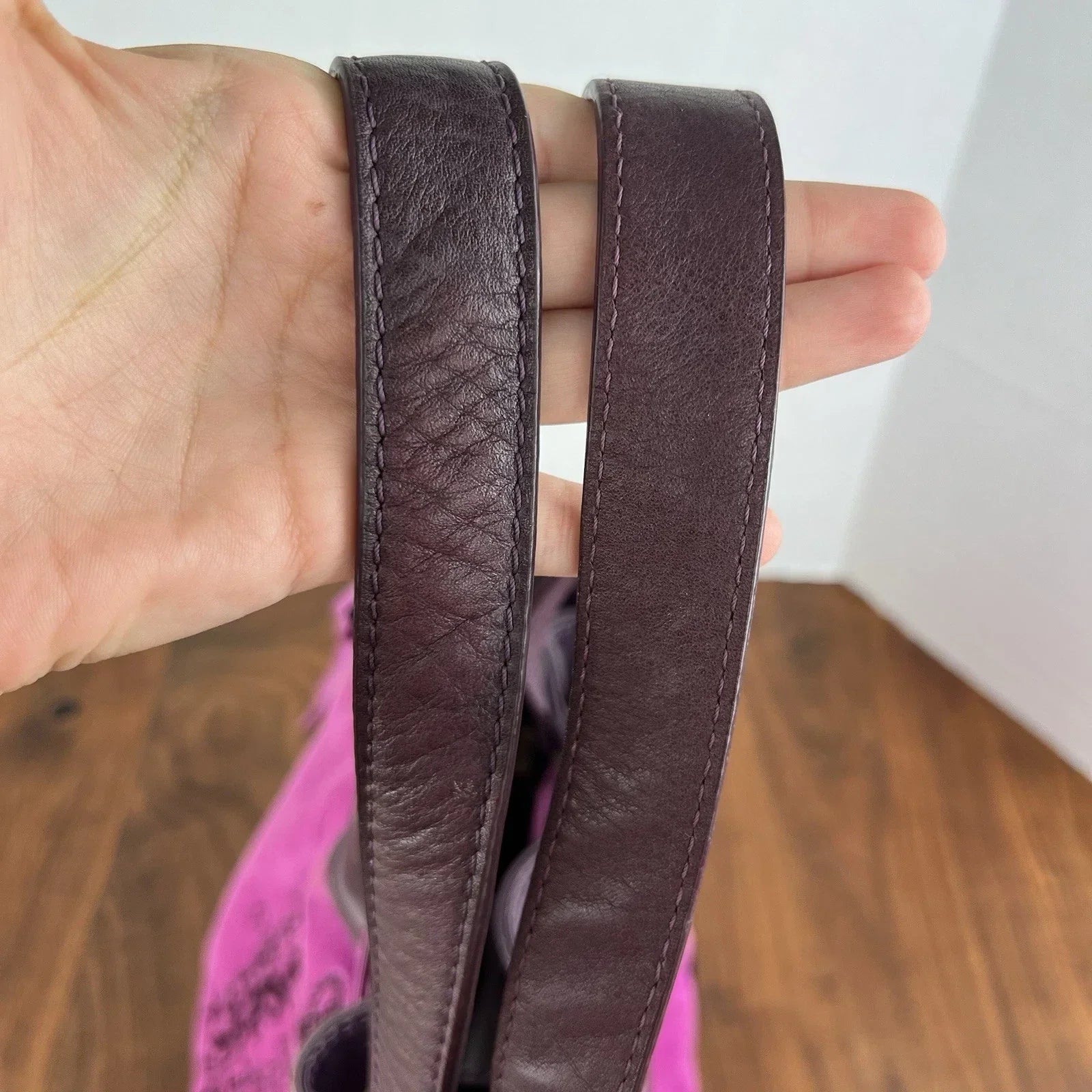 RARE Vintage JUICY COUTURE Y2K Daydreamer Black Velour Bag Royal Purple
